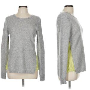 Subtle Luxury Women’s Cashmere pullover sweater Crew Neck S Gray Green
